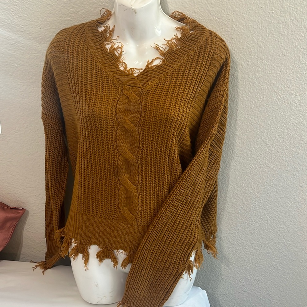 Distressed Sweater